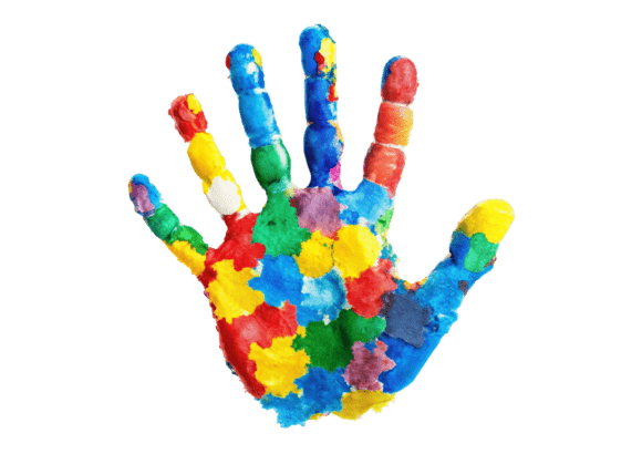 3D Holi Festival with Colorful Handprint: A Vibrant Design for Your Creative Projects