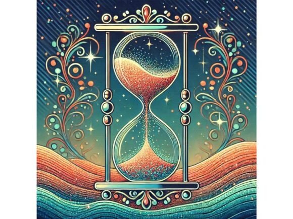 Creative Magic with 3D Glitter Hourglass