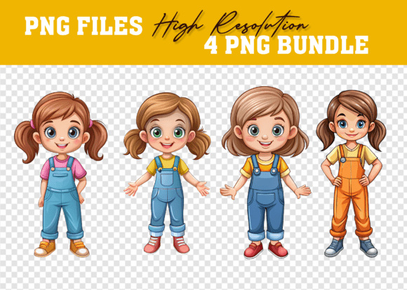 Discover the Ultimate 3D PNG Cute Girl Character Mega Bundle for Your Creative Projects