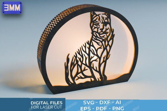 Explore 3D Animal Tree Laser Cut Files