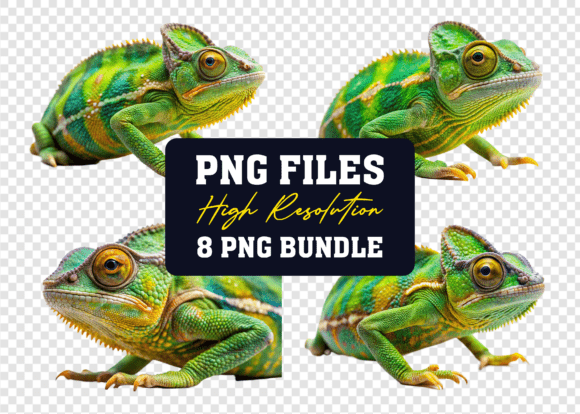 Explore Creative Possibilities with Chameleon PNGs