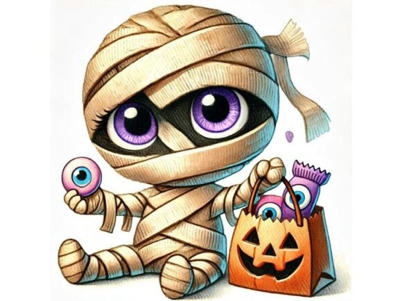 Exploring the Versatility of a 3D Tiny Mummy Wrapped in Soft Bandages
