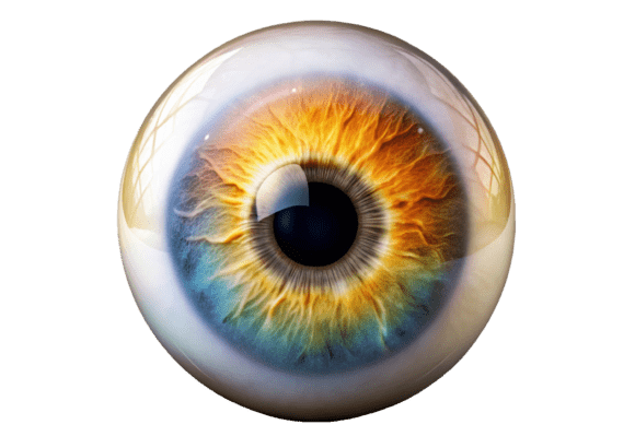 High-Quality 3D Human Eyeball PNGs for Design