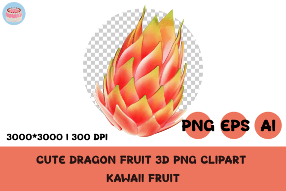 Strategic Use of Cute Dragon Fruit 3D PNG Clipart Kawaii for Enhanced Creativity and Branding
