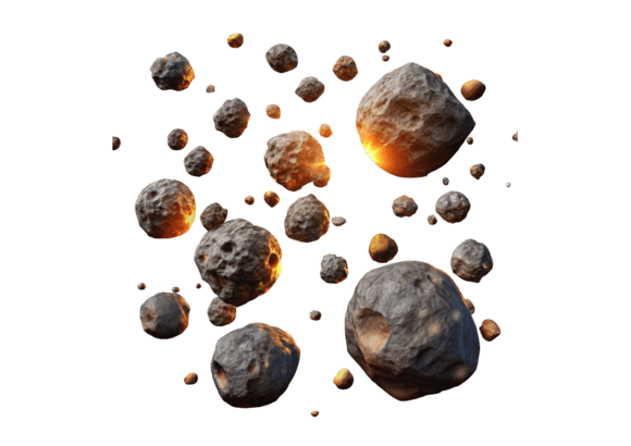 Stunning 3D Asteroids for Your Creative Projects