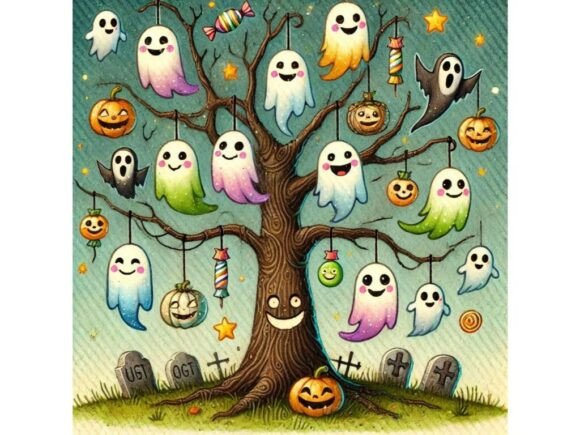 Unlock Your Creativity with a 3D Friendly Haunted Tree with Smilin