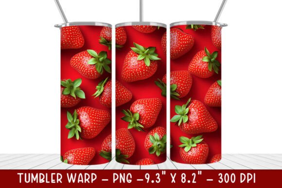 Unlocking Creativity with 3D Strawberry Tumbler Wrap Sublimation: A New Era in Personalized Drinkware